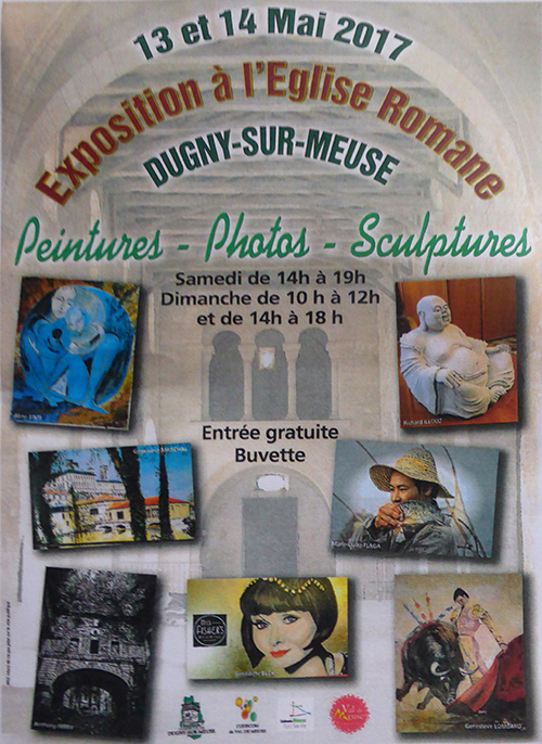 Dernière exposition où les tableaux de Ginou ont été présentés à titre posthume (2017).